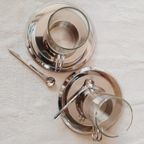 Vintage Chrome Thee/Koffieset Danish Steel House thumbnail 11