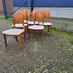 Set Van 6 Eetkamerstoelen - Ole Wanscher Voor Pj Denmark thumbnail 4