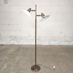 Brocante Vloerlamp Met Opaalglas thumbnail 2