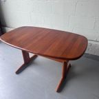 Vintage Eettafel Teak Uitschuifbaar thumbnail 5