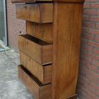 Antieke Chiffonnière - Ladenkast thumbnail 8
