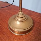 Art Deco Koperen Bureaulamp, Frères Muller, 1920 thumbnail 9