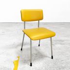 Vintage Gispen 1231 Stoelen, Opnieuw Bekleed Met Leer. thumbnail 5