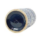 Vintage Italiaanse Vaas Ceramiche Minerva Blauw Keramiek thumbnail 6