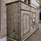 Vintage Look Dressoir/ Handbeschilderd Kast/Uniek thumbnail 6
