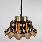 Herda Holland - Dutch Design - Hanglamp - Messing - Accryl - 70'S thumbnail 2