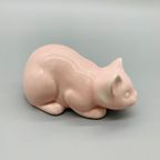 Vintage Keramiek Deco Kat Pastel Roze thumbnail 6
