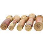 Lot Van 13 Traditionele Vintage Kokeshi Japan Tweede Helft 20E Eeuw thumbnail 4
