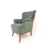 Artifort Fauteuil Groene Ribstof | Donkergroen Theo Ruth thumbnail 2