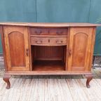 Antieke Commode Art Deco Kastje Vintage Dressoir Queen Anne thumbnail 5