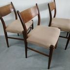 Design Eetkamerstoelen C. Braakman Type Sa 10 Voor Pastoe (jaren 50) thumbnail 10