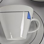 Kronester Bavaria Voor Van Nelle - 7 X Kop En Schotel - Porselein - Post Modern - 80S thumbnail 4