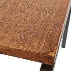 Side Table - Cees Braakman Stijl - Fineer - Metaal - Holland - 60S thumbnail 6