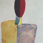 Kasimir Malevich (1878-1935), The Girl, Figure On White, Printed In Belgium thumbnail 10