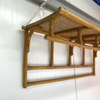 Grote Rotan/Webbing Kapstok Wandrek Bamboe thumbnail 5