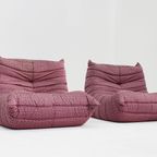Set Vintage Togo Armchairs By Michel Ducaroy For Ligne Roset 1976 thumbnail 2