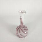 Empoli Glas - Av Hand - Opaline - Mondgeblazen - 50'S - Gevlamd - Swirl - thumbnail 4