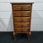 Vintage Queen Anne/Louis Xiv/Xv (Stijl) Wandkastje Ladekastje thumbnail 2