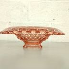 Roze Persglas Schaal Op Voet thumbnail 2