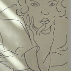 Framed Rare Henry Matisse Lithograph ' Figure Draped In A Bathrobe, 1929' thumbnail 6