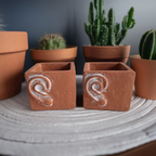 Terracotta Bakjes Met Oor, Per 2 Stuks thumbnail 8
