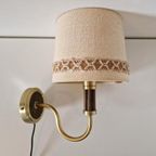 Vintage Wandlamp Messing Bamboe Lamp Jaren 70 Wandlampje thumbnail 2