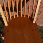 Spijlenstoelen Set Van 4 Scandinavisch Pijnboomhout thumbnail 4