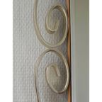 Vintage Geslepen Spiegel In Aluminium Frame thumbnail 8