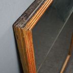 Grote Antieke Vergulde Schouwspiegel Met Top Patina, 18e Eeuw thumbnail 8