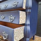 Ladekast - Buikkastje - Blauw Met Zilveren Details thumbnail 12