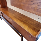 Vintage Teak Houten Wandkast Met Bar, Jaren 60 thumbnail 7