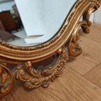 Vintage Barok Brocante Rococo Spiegel Schouwspiegel Facet 13 thumbnail 15