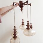 Vintage Teakhouten Cascade Lamp thumbnail 8