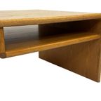 Vintage Minimalistische Eikenhouten Salontafel 80's Design thumbnail 16