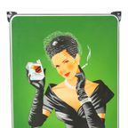 Grote Emaille Plaat Hunter Sigaretten Reclamebord Retro thumbnail 8