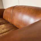 Chesterfield Look 3 Zits Bank + Fauteuil - Bruin - Leder thumbnail 13