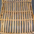 Vintage Jaren ’50 Dutch Design Rotan Fauteuil Met Mooie Organische Vormen thumbnail 7