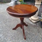 Klassieke Mahoniehouten Bijzettafel, Salontafel, Plantentafe thumbnail 4