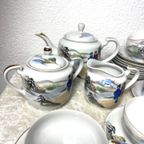 Japans Kutani Eierschaal Porselein Servies thumbnail 8
