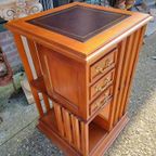Klassieke Engelse Schrijftafel, Bureau, Partnerdesk, Met Led thumbnail 4