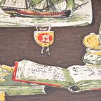 Wm45 -jaren 50- Stijl Fornasetti thumbnail 4