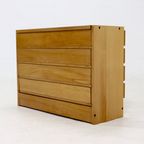 Chest Of Drawers In Solid Beech By Ibisco Italy 1970S thumbnail 12