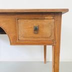 Shabby Chique Antiek Oosters Bureau Schrijftafel Blank Hout Tafel Artdeco 1920'S thumbnail 5