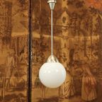 Art-Deco Opaline Hanglamp thumbnail 2
