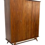 Vintage Kledingkast Wandrobe Jaren 60 Teak Design Kast thumbnail 2