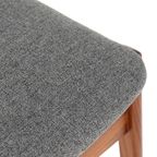 Set 4 Findahl Vintage Eetkamerstoelen Stoelen Gestoffeerd Deens thumbnail 19