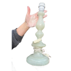 Tafellamp Met Onyx Of Marmer Look thumbnail 2
