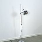 Space Age Chromen Staande Bol Lamp Vloerlamp thumbnail 11