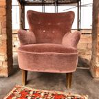 Vintage Roze Fauteuil/ Eenzit / Clubzetel thumbnail 2