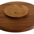 Vintage Lüthje Wood Denmark Lazy Susan thumbnail 7